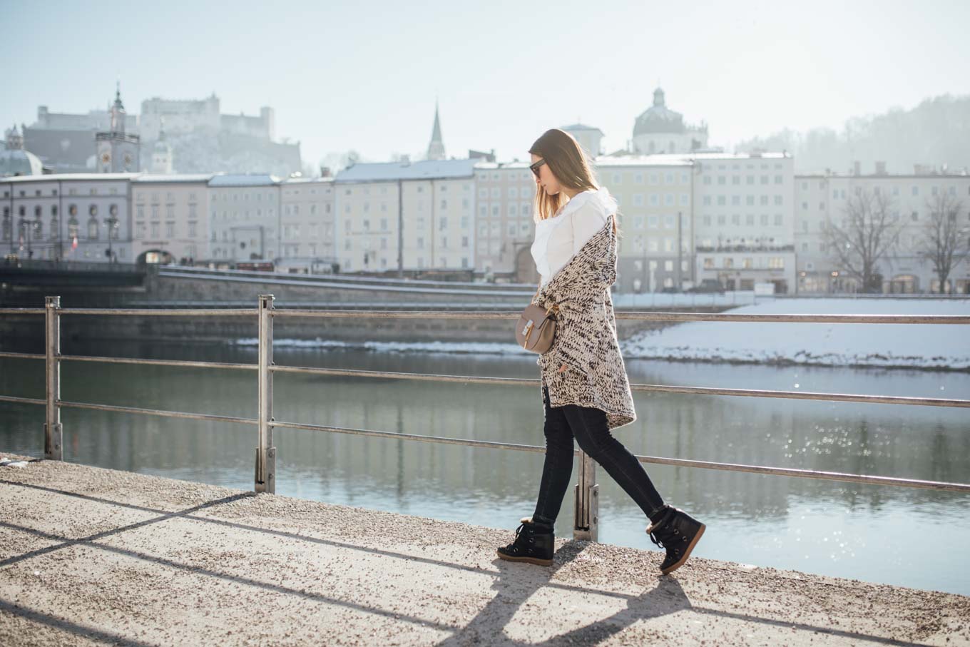 OUTFIT: Spring Trend Volant Blouse and Knit Cardigan | You rock my life