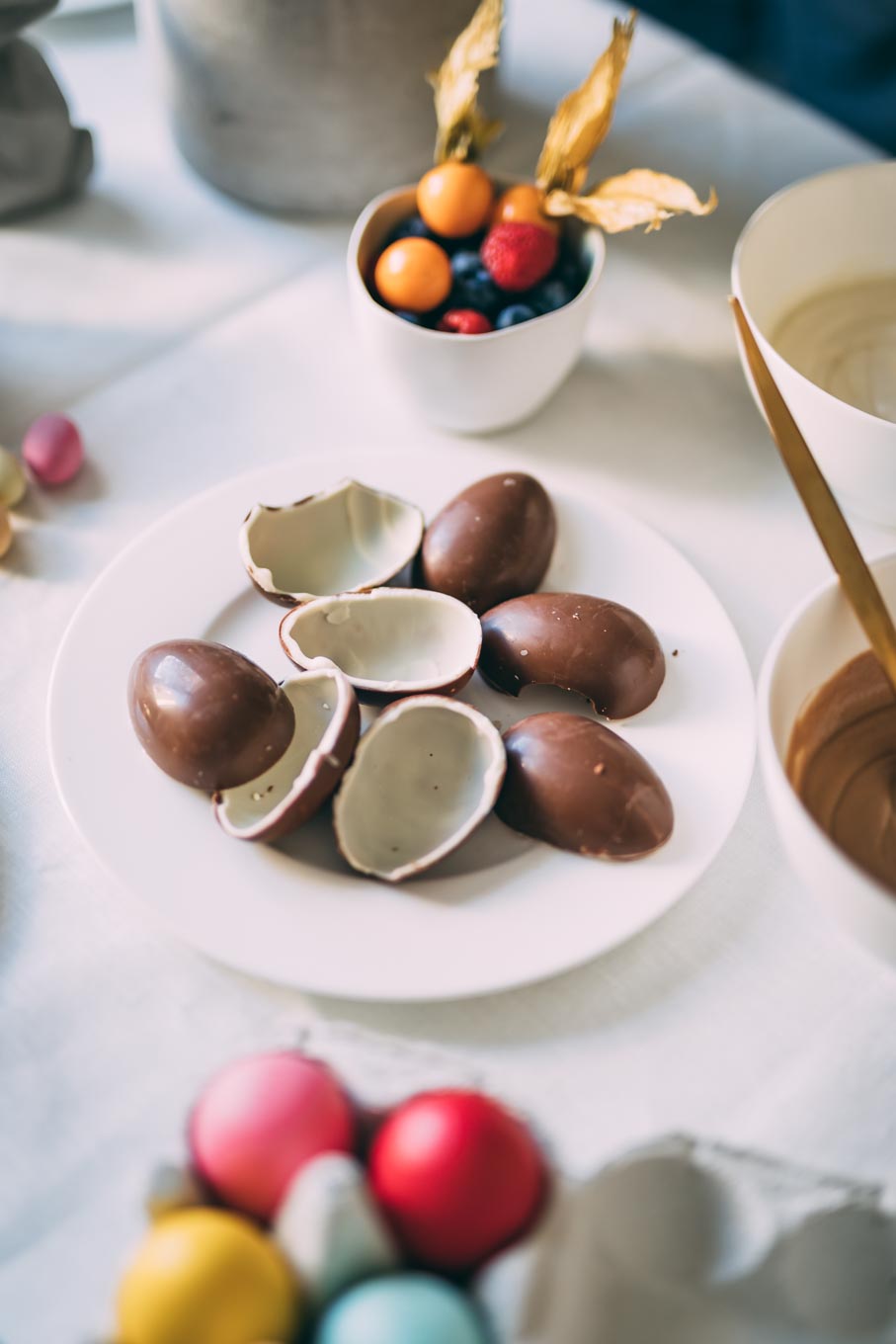 RECIPE: Homemade Mousse Au Chocolate Eggs & Easter Deco with EOS | www.yourockmylife.com