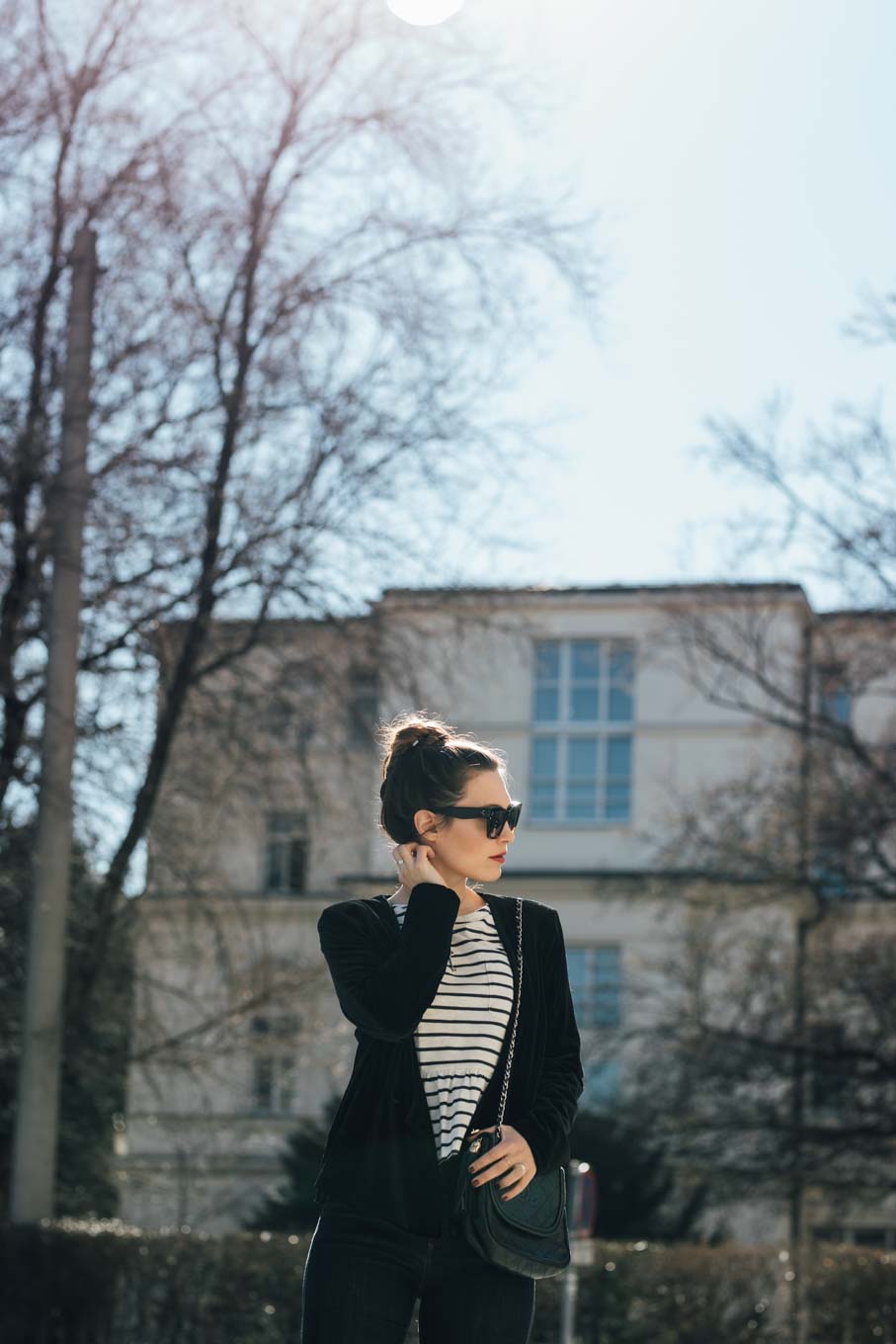 Outfit: How to be Parisian - Stripes, Chanel, Chloé | www.yourockmylife.com