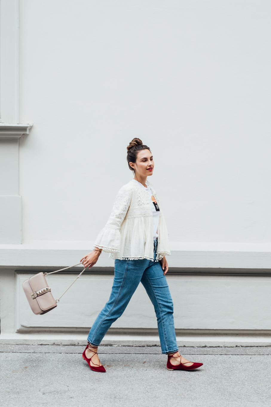 Outfit: BFF - Best Fries Forever - Aquazzura Cristy Flats | www.yourockmylife.com