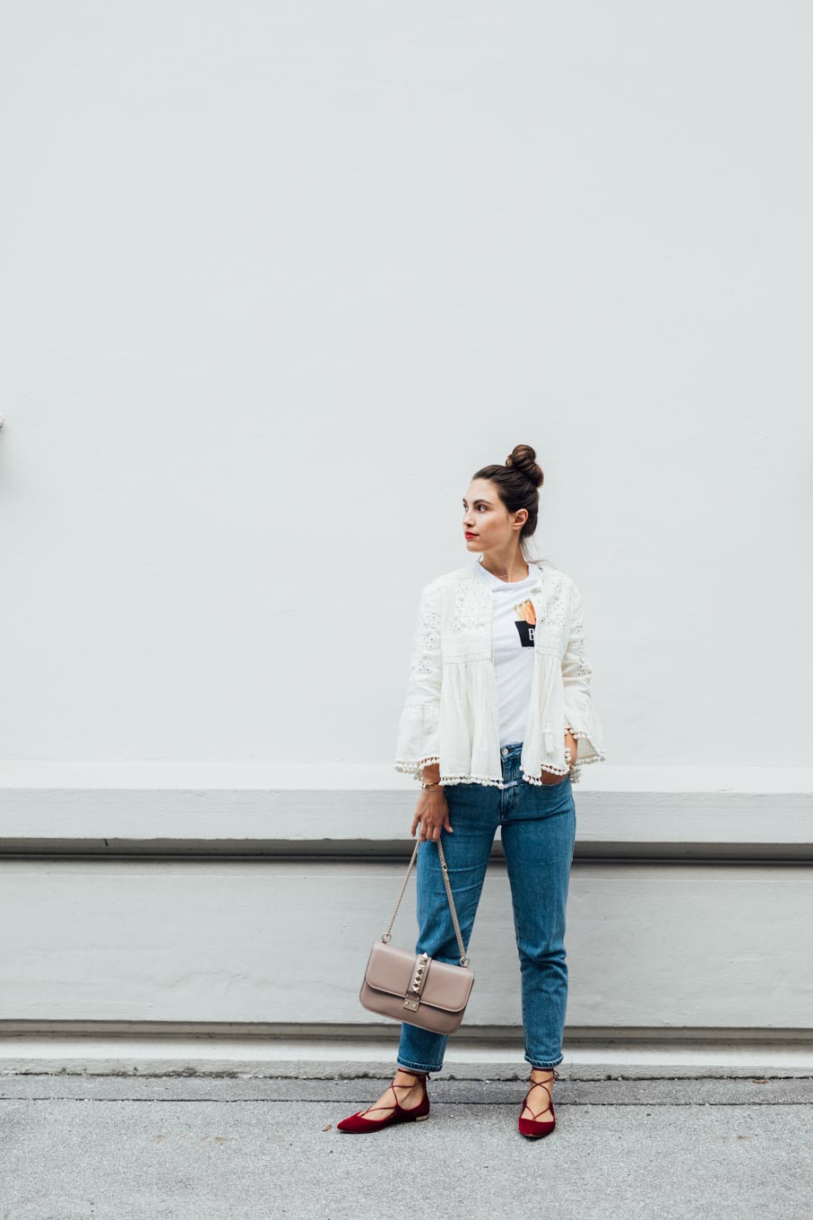 Outfit: BFF - Best Fries Forever - Aquazzura Cristy Flats | www.yourockmylife.com