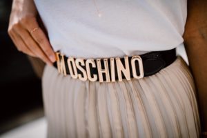 moschino belt outfit