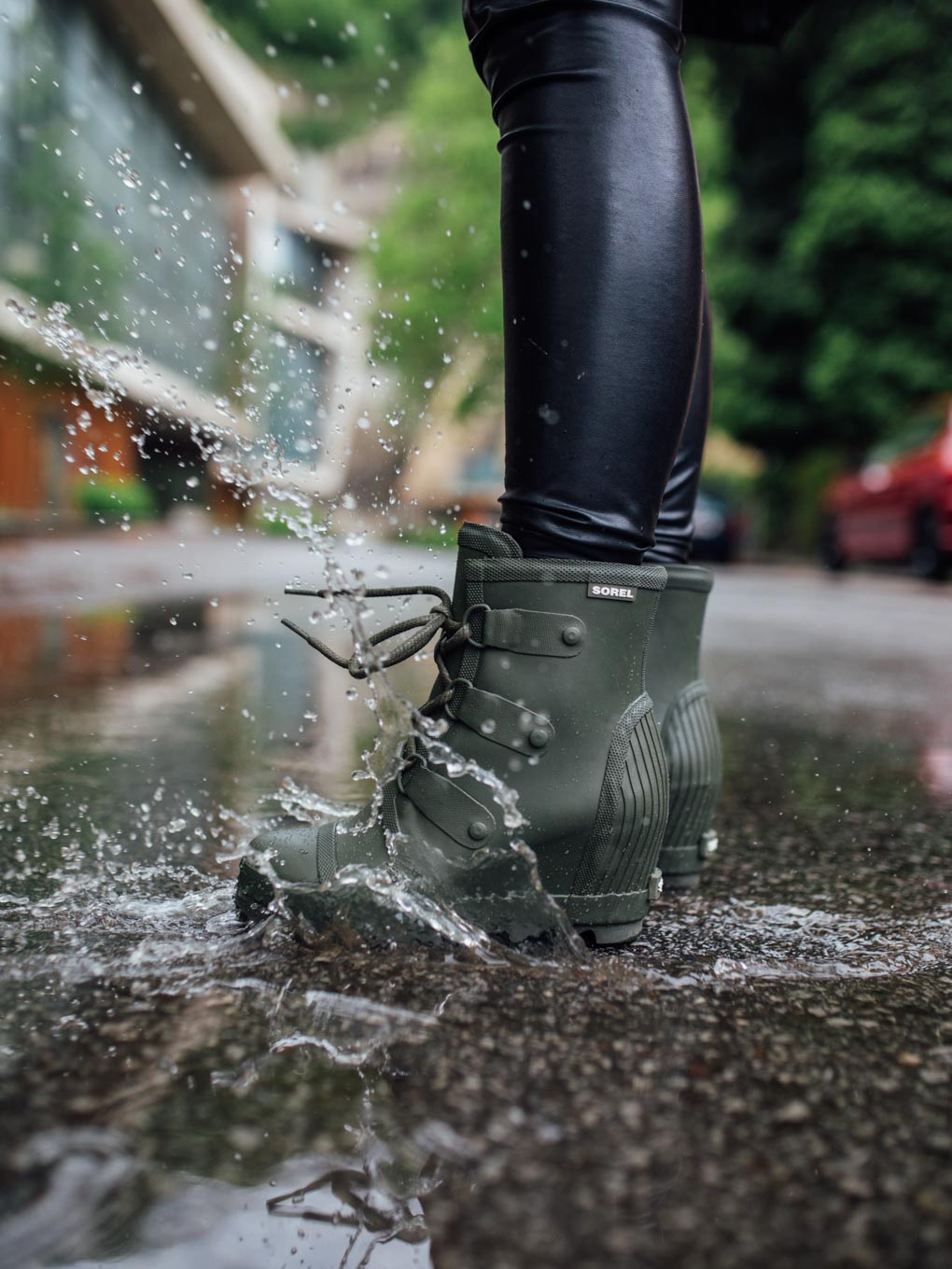 Outfit: Rainy Summer Day | Sorel Rain Boots | You Rock My Life