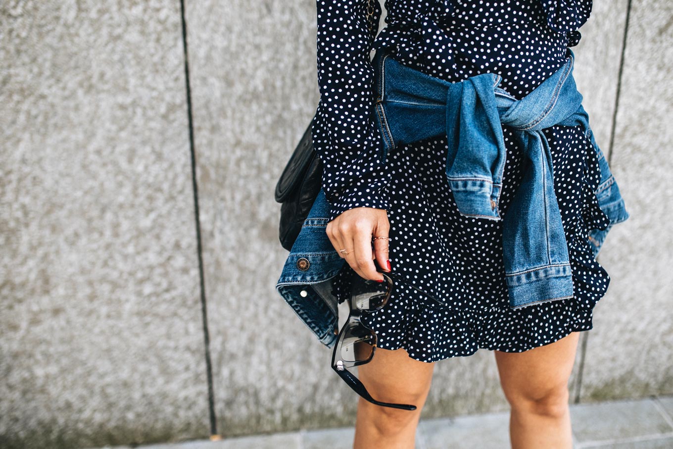 Outfit: Wrap Dress, Denim Jacket, Chloé Susanna Boots | You Rock My Life