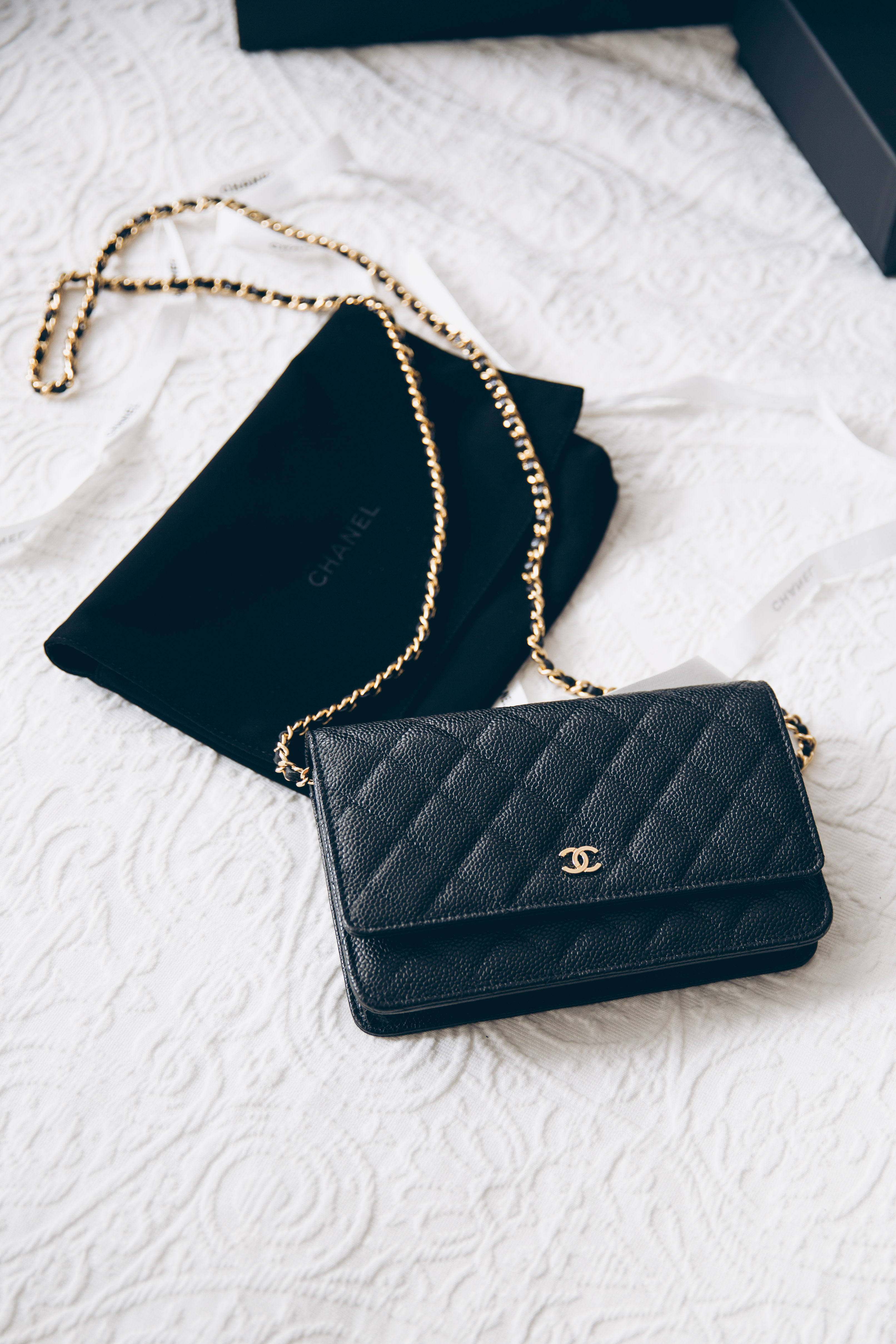 chanel woc chain strap