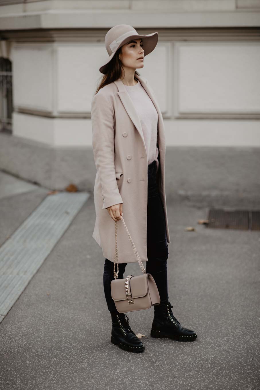 Outfit: Blush Pink In Winter | you rock my life