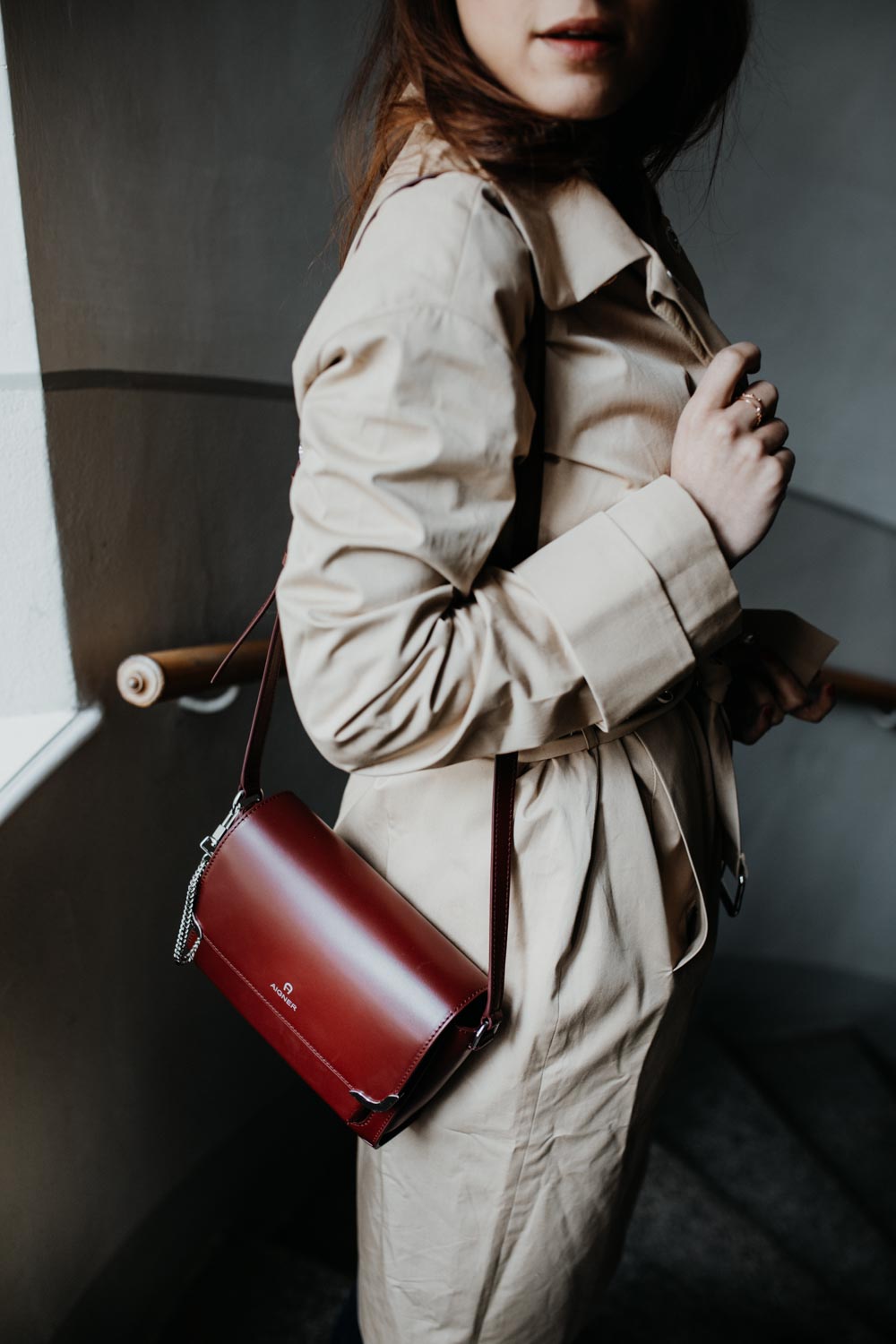 Edited Trench Coat, Edited Striped Shirt, Aigner Amber Bag, Chanel Slingbacks, Selfnation Jeans | TimelessFashion Classics - You Rock My Life