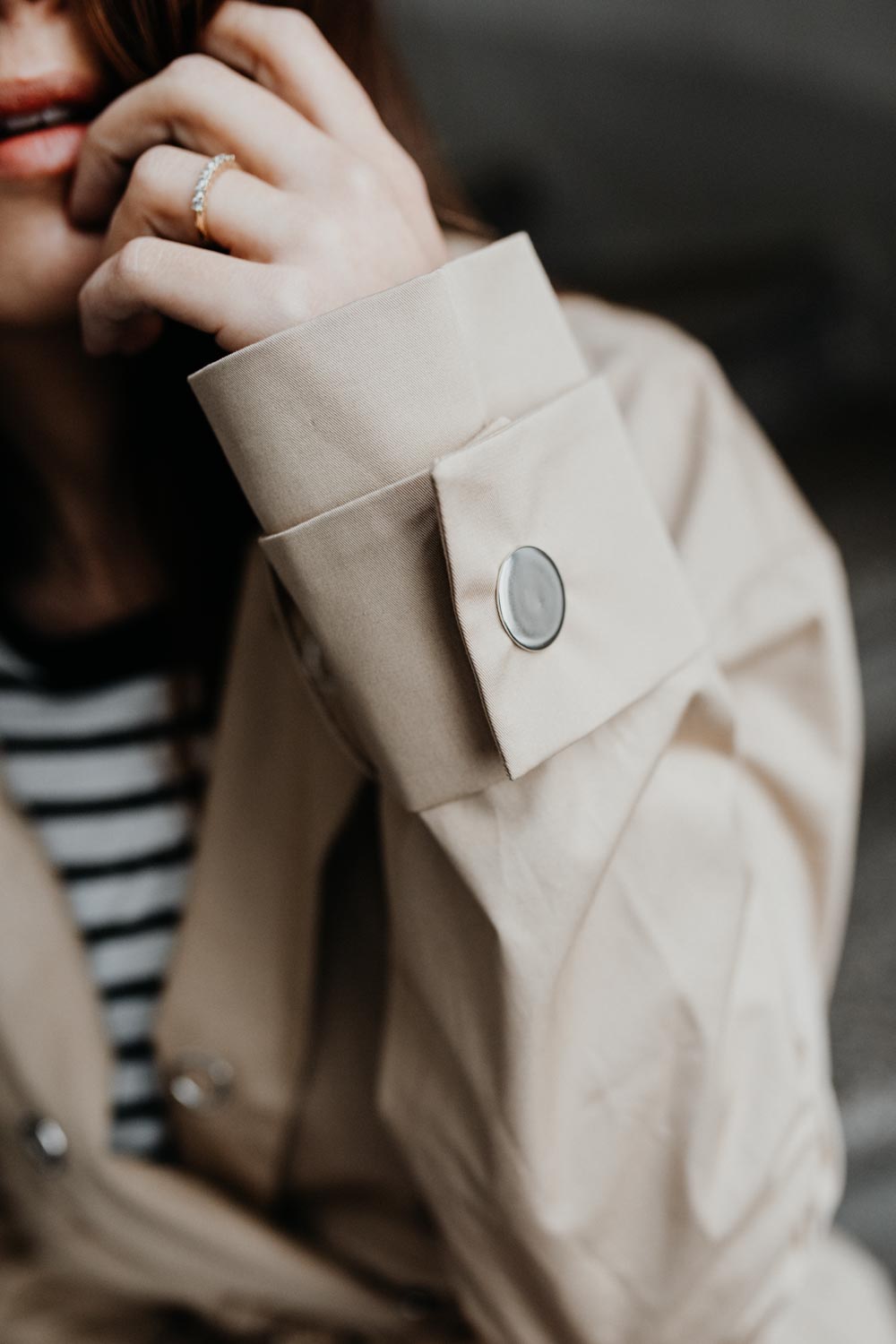 Edited Trench Coat, Edited Striped Shirt, Aigner Amber Bag, Chanel Slingbacks, Selfnation Jeans | TimelessFashion Classics - You Rock My Life