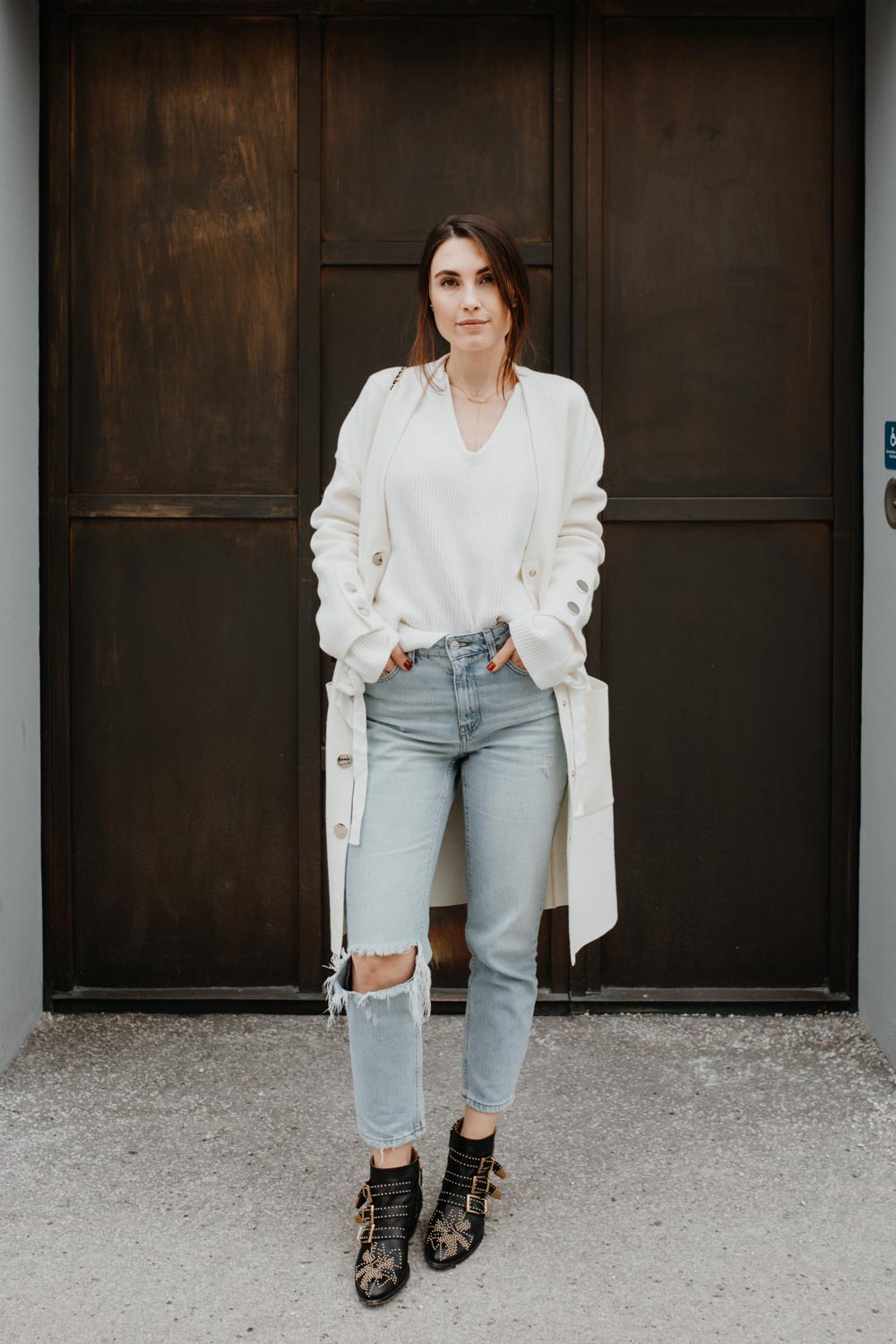 How To Wear: White In Winter - Outfit | you rock my life