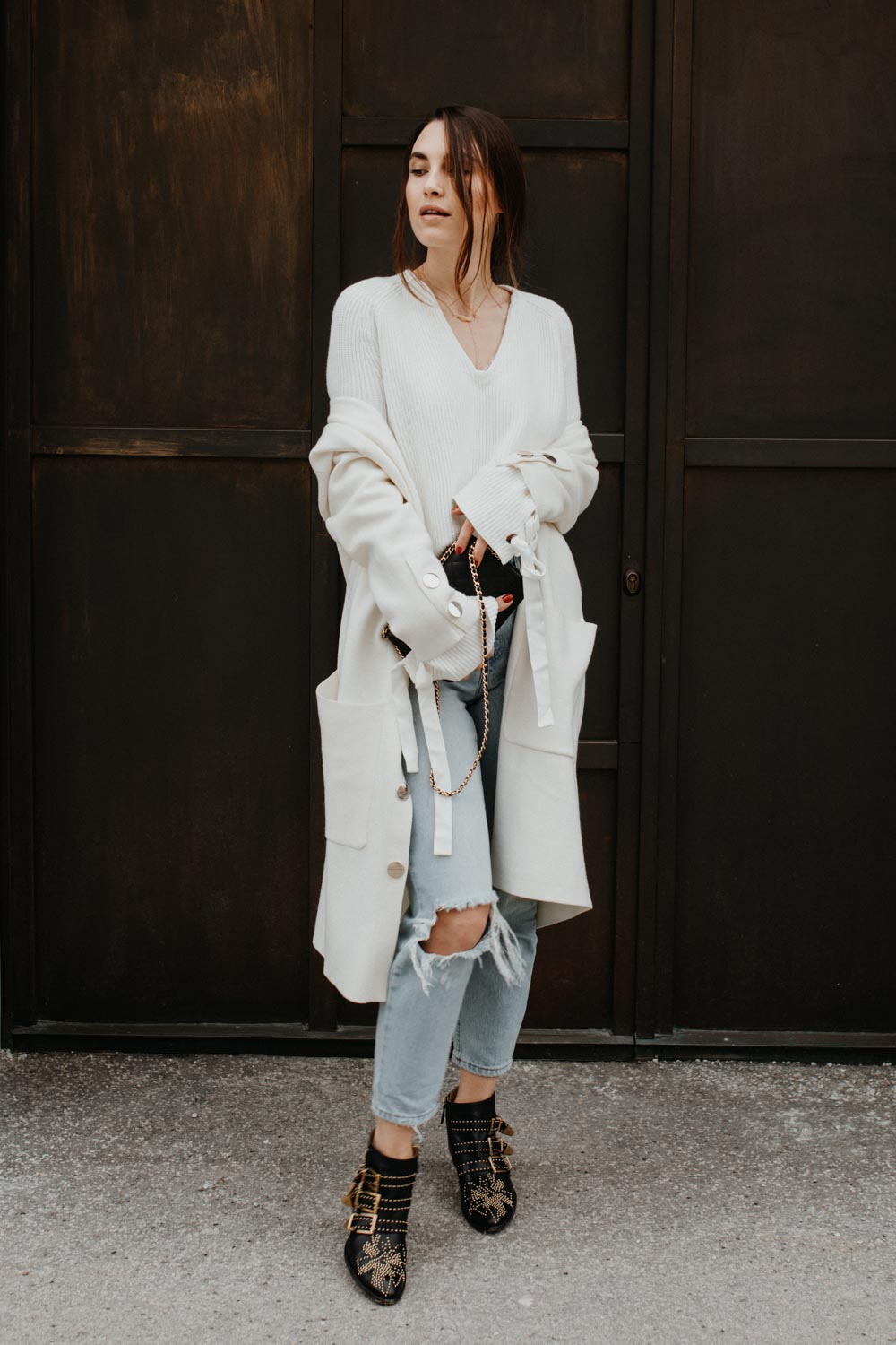 How To Wear: White In Winter - Outfit | you rock my life