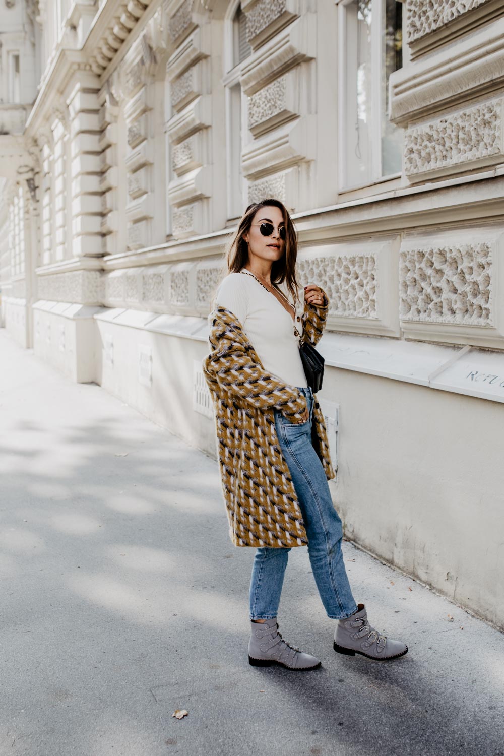 Outfit: Press Reset | Closed Pedal Pusher, Set Cardigan, Chanel Wallet On Chain, Edited Sweater, Givenchy Boots | You Rock My Life