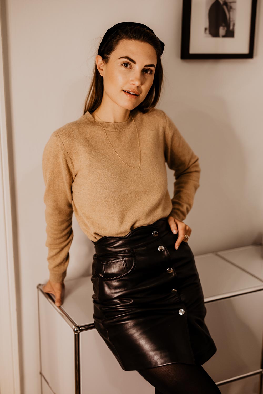 Outfit: Office Days - Leather Skirt | You Rock My Life