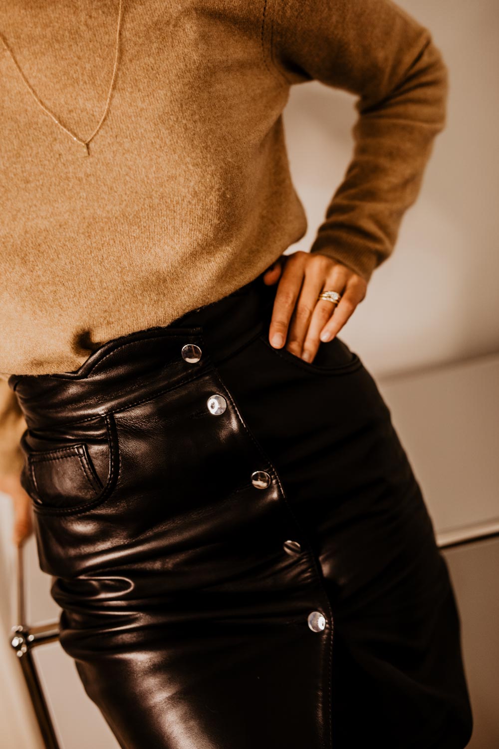 Outfit: Office Days - Leather Skirt | You Rock My Life