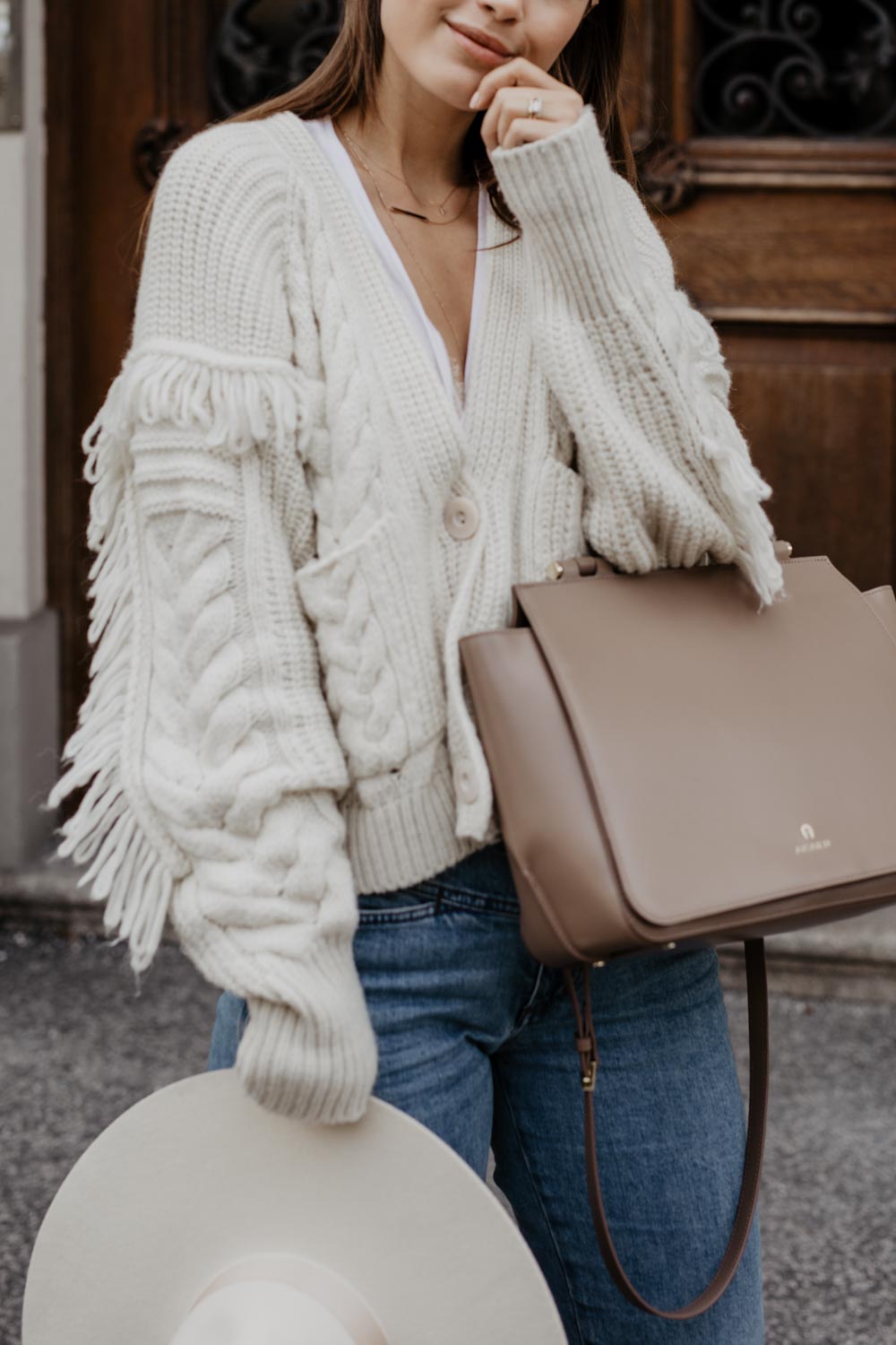 Outfit: J'adore - Closed Jeans, Lack Of Color Hat, Isabel Marant Nowles Boots, Edited Sweater, Aigner Lexi Bag | You rock my life - ninawro